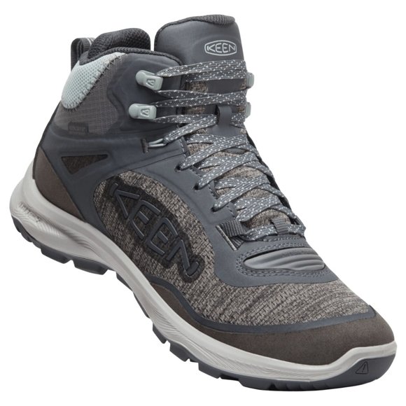 KEEN Terradora Mid Flex Waterproof Hiking Trail Boots Women's Magnet/Cloud Blue - Picture 1 of 16